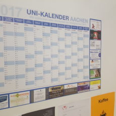 alpha academica auf dem Aachener Uni-Kalender alpha academica auf dem Aachener Uni-Kalender
