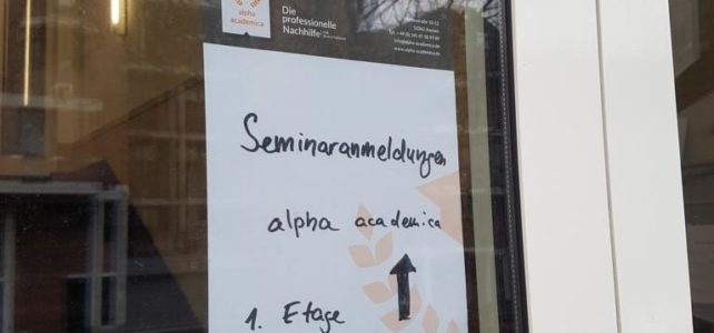 Seminaranmeldung vor Ort Seminaranmeldung vor Ort