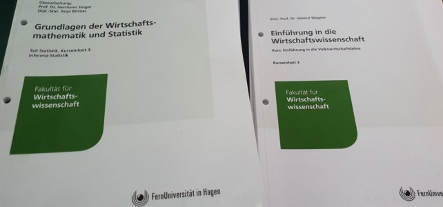 Wieder im Angebot: Module der Fernuniversität Hagen